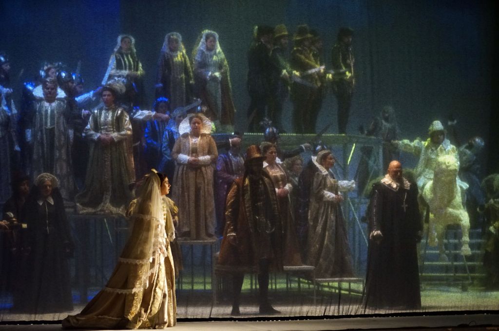 The unique performance of the opera "Lucia di Lammermoor"
