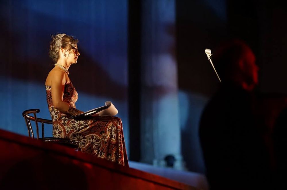 Actress Svetla Todorova stars in "Antigone"