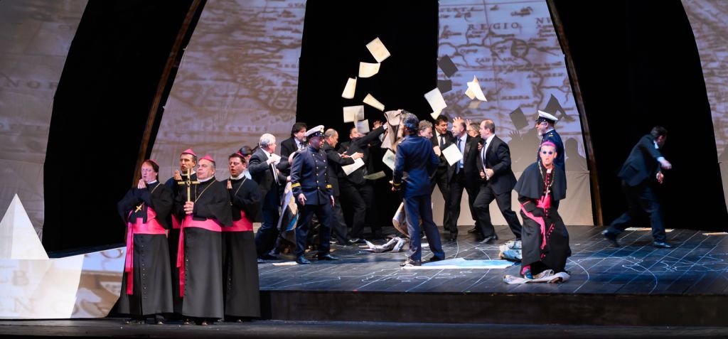 Congratulations from Deutsche Oper for the performance of "The African Girl" at the National Palace of Culture