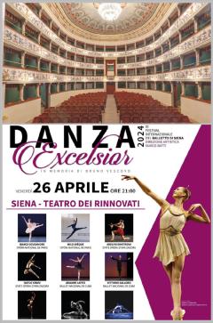 The prima ballerina Anelia Dimitrova and Ivaylo Yanev dance on April 26 in Siena, Italy